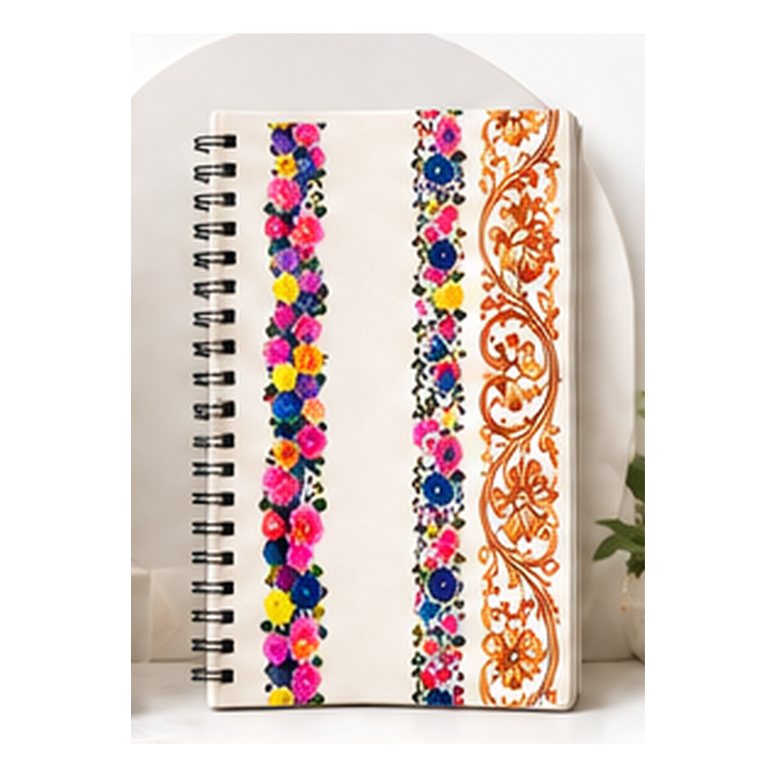 Colorful Ornamental Stripes DTF Transfer Sheet. - Image 6