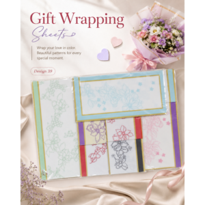 Floral unique Print Gift Flower and Bouquet Wrapping Sheets