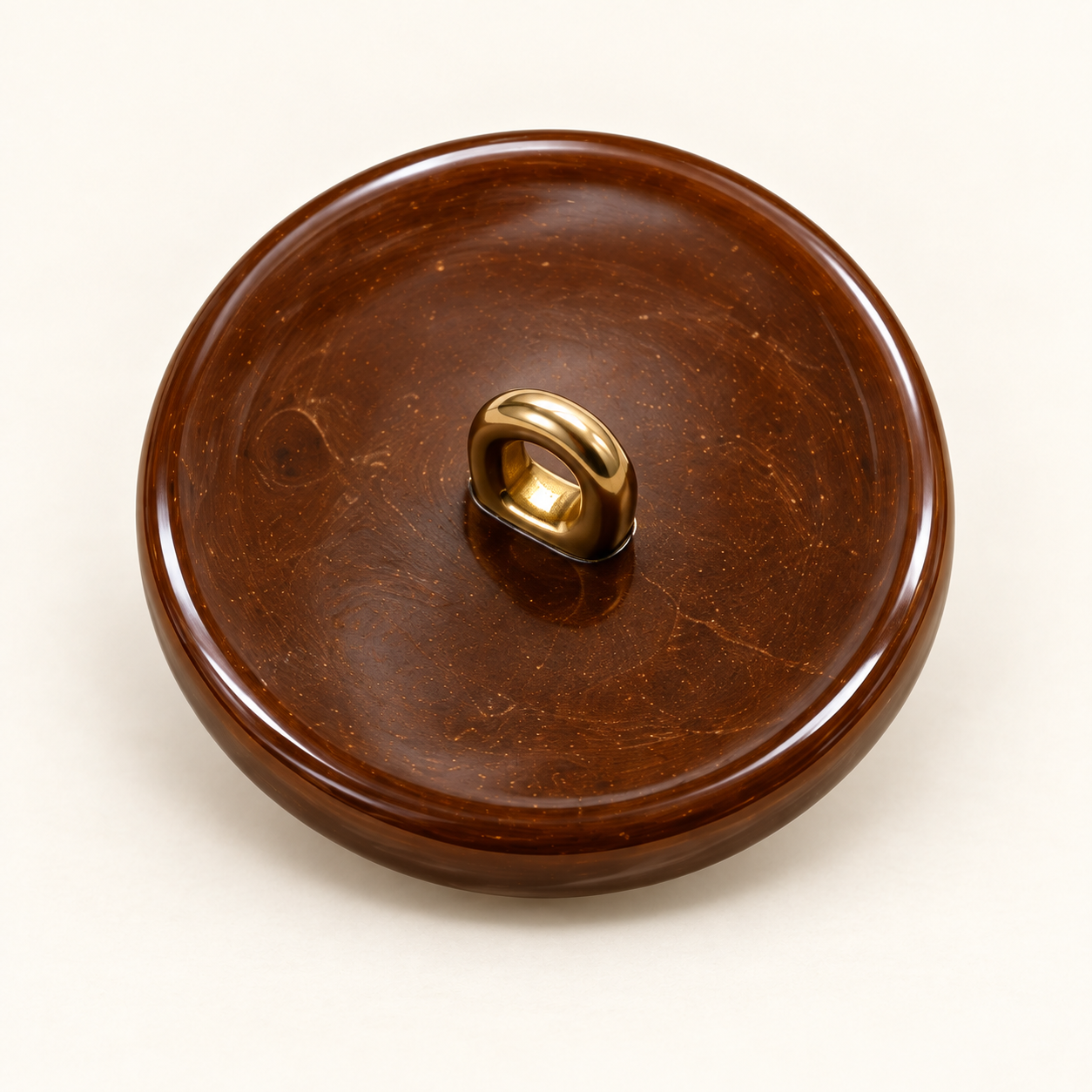 Shell Mosaic Button – Brown - Image 6