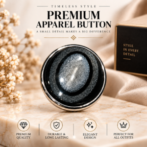 Premium glossy black and silver finish.