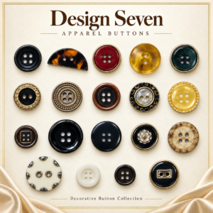 Decorative Apparel Buttons – Design Seven