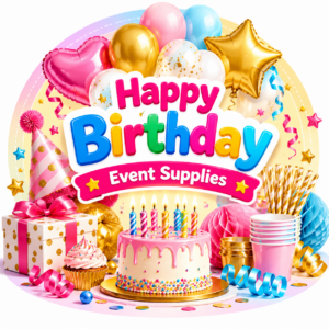 Happy Birthday Event Supplies.