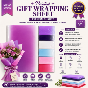 Premium Quality Gradient Gift Flower & Bouquet Wrapping Sheet.