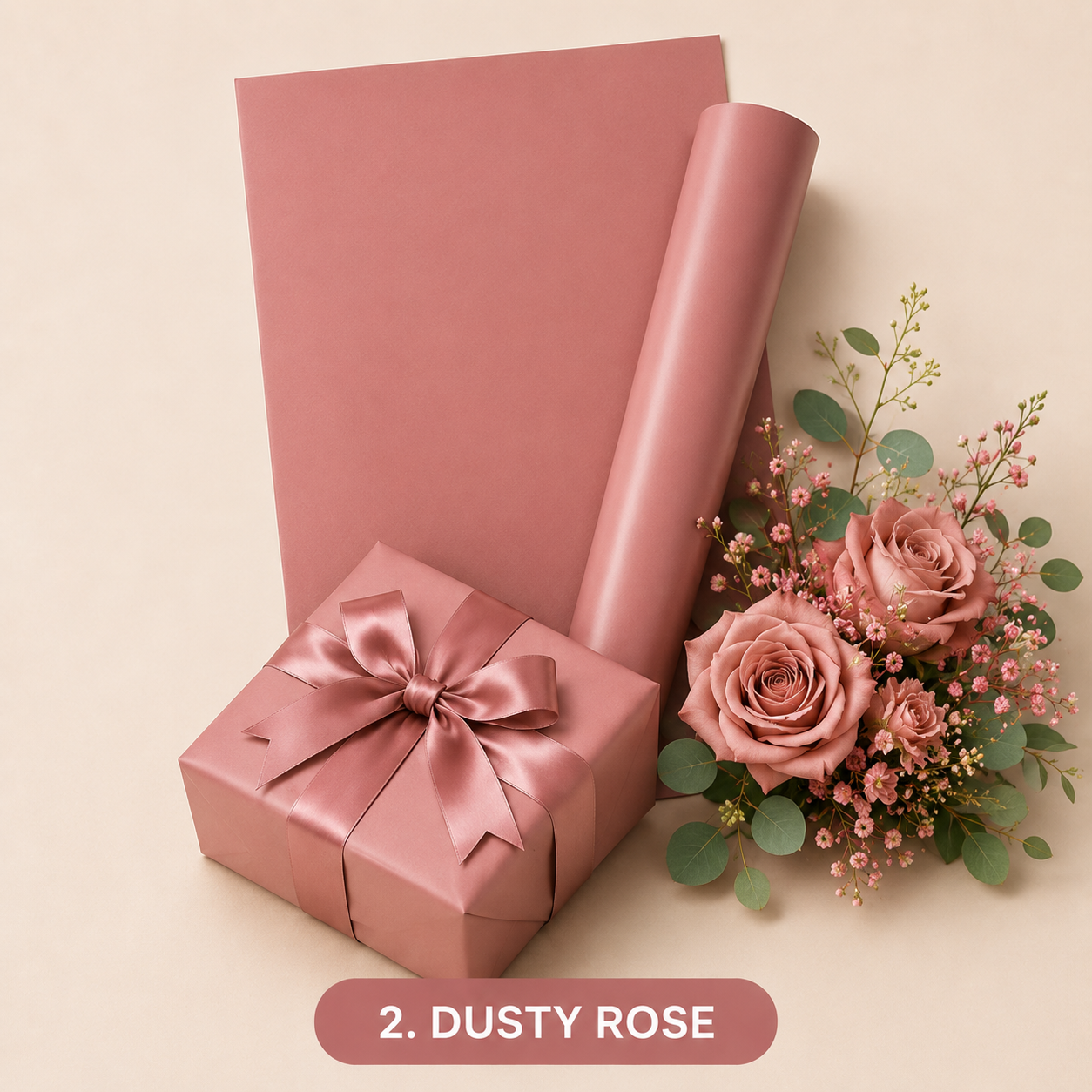 The Solid Colour Gift Wrap Paper with good Finish. - Image 6