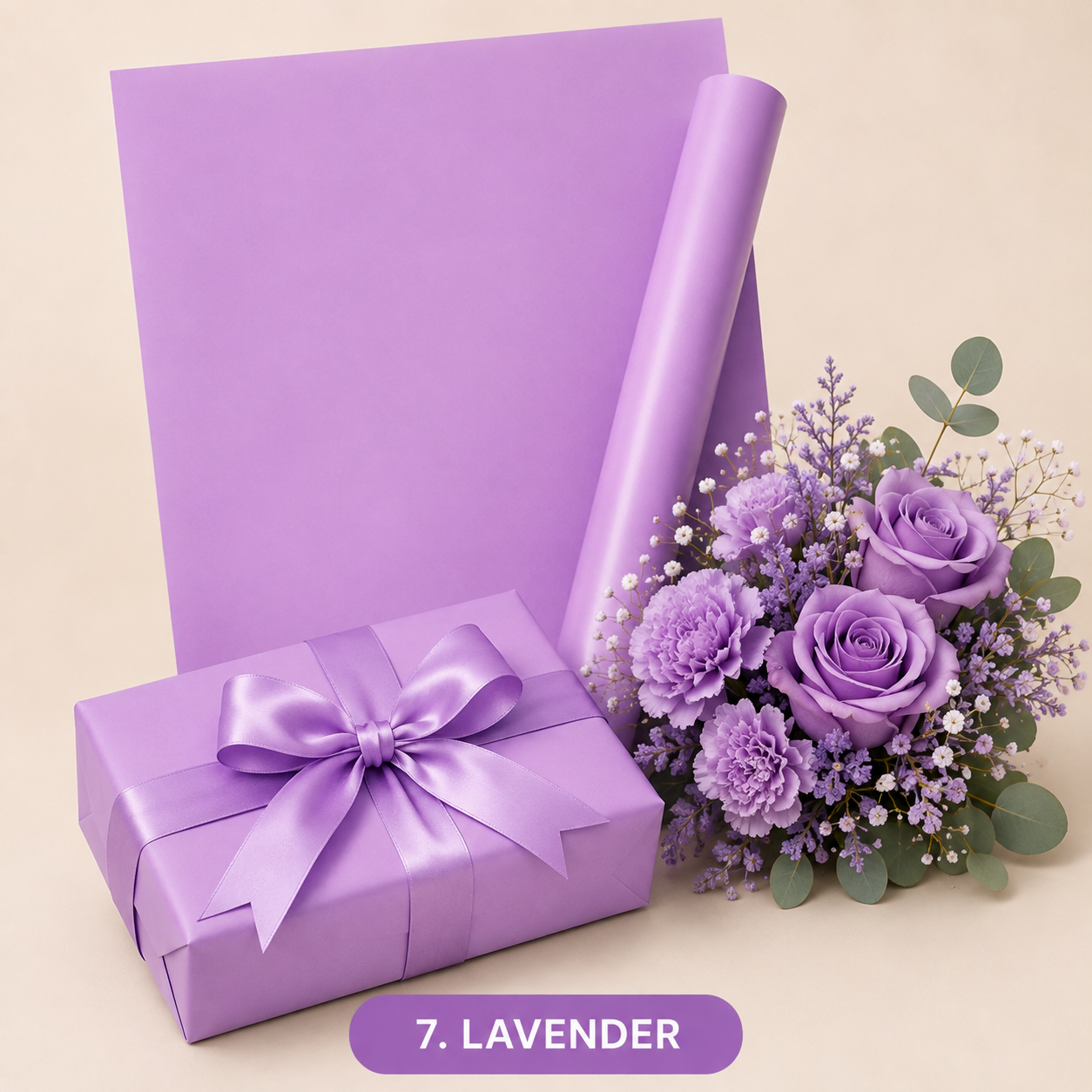 The Solid Colour Gift Wrap Paper with good Finish. - Image 8