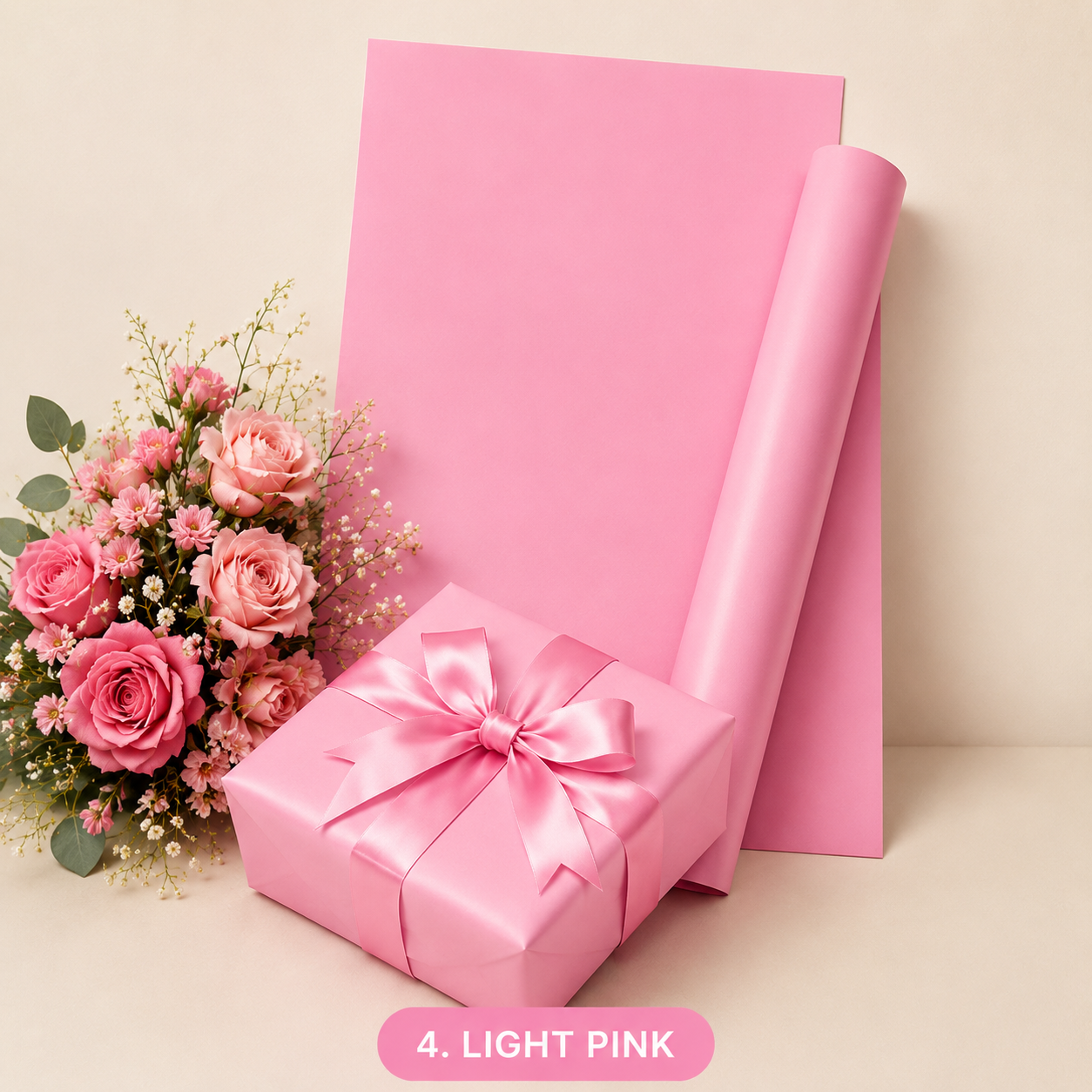 The Solid Colour Gift Wrap Paper with good Finish. - Image 5