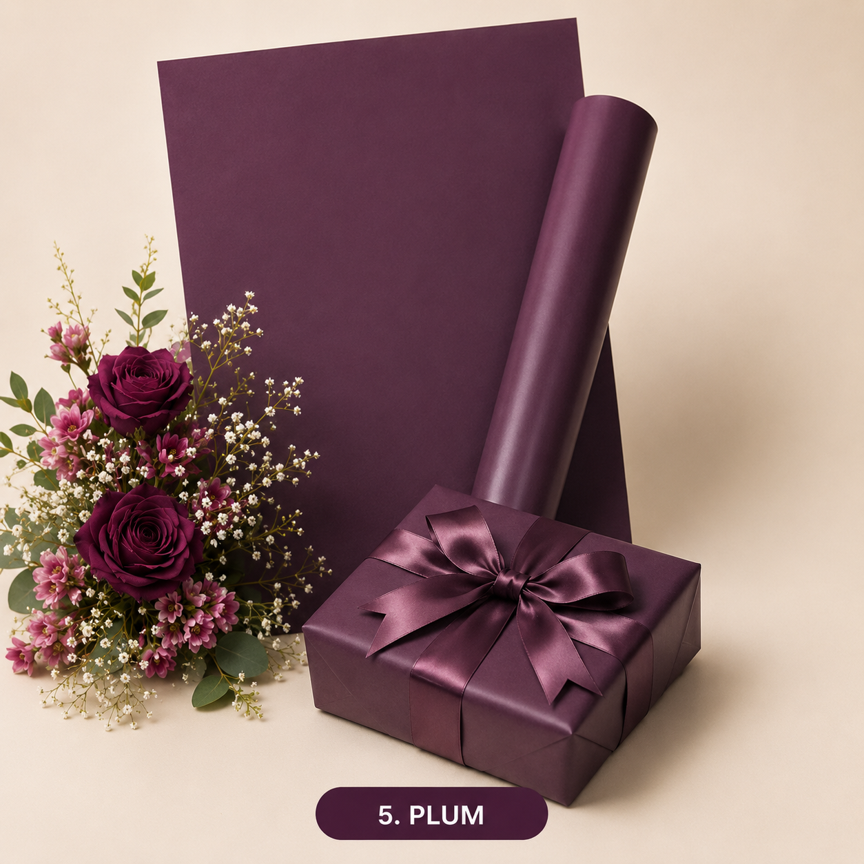 The Solid Colour Gift Wrap Paper with good Finish. - Image 12