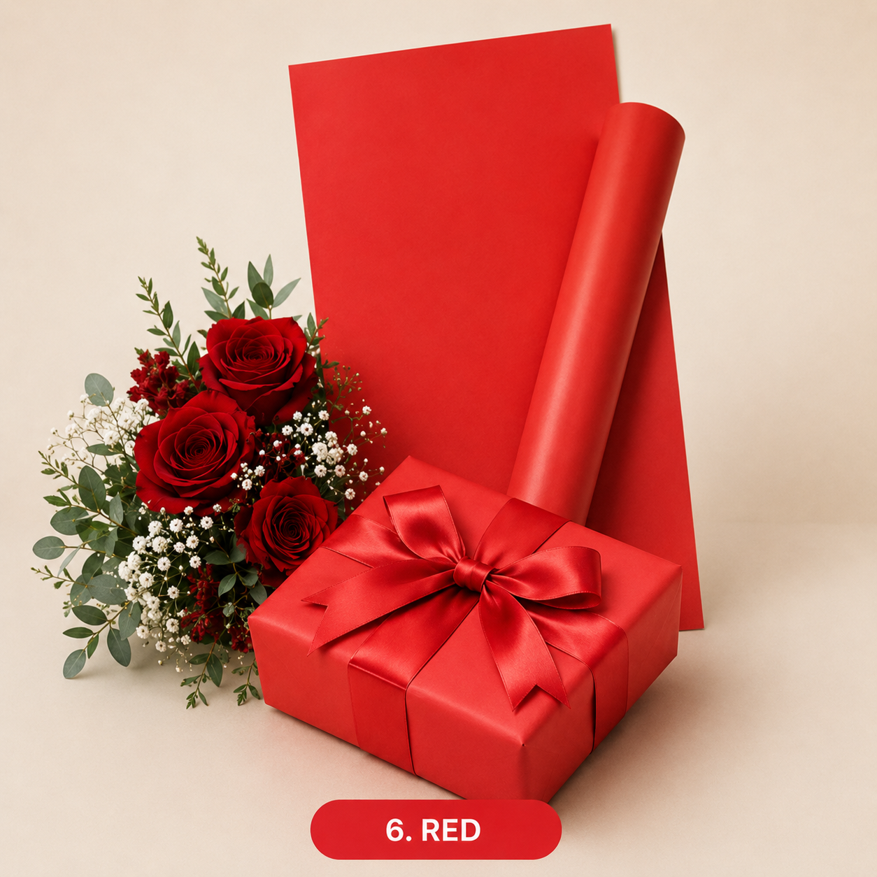 The Solid Colour Gift Wrap Paper with good Finish. - Image 7