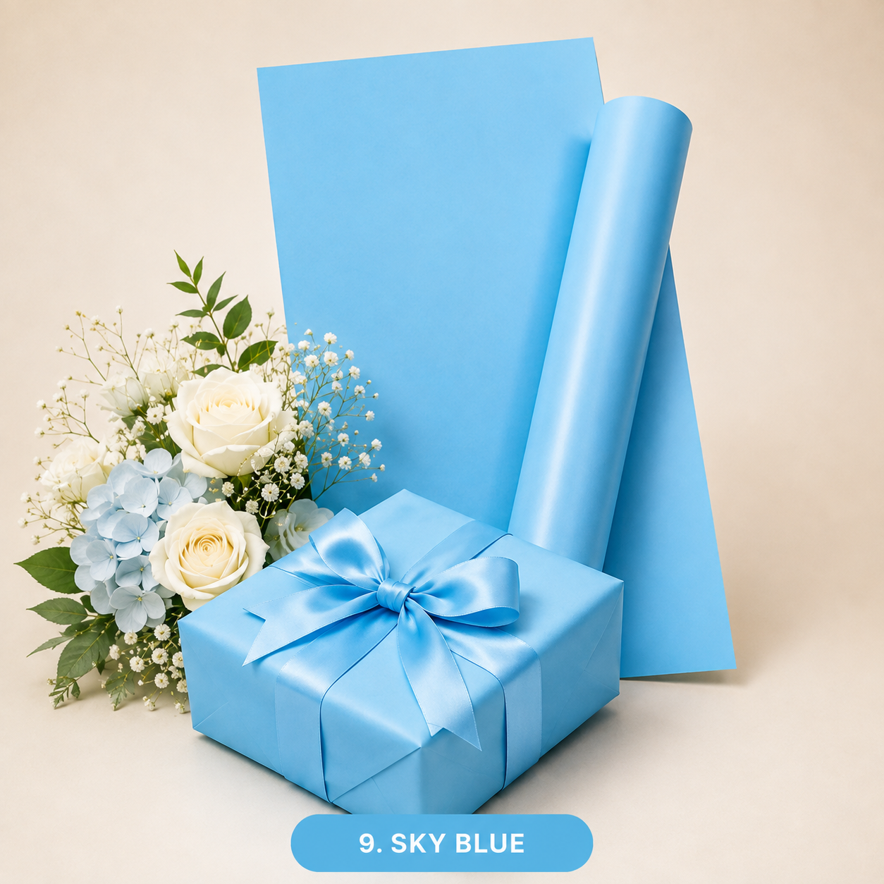The Solid Colour Gift Wrap Paper with good Finish. - Image 10