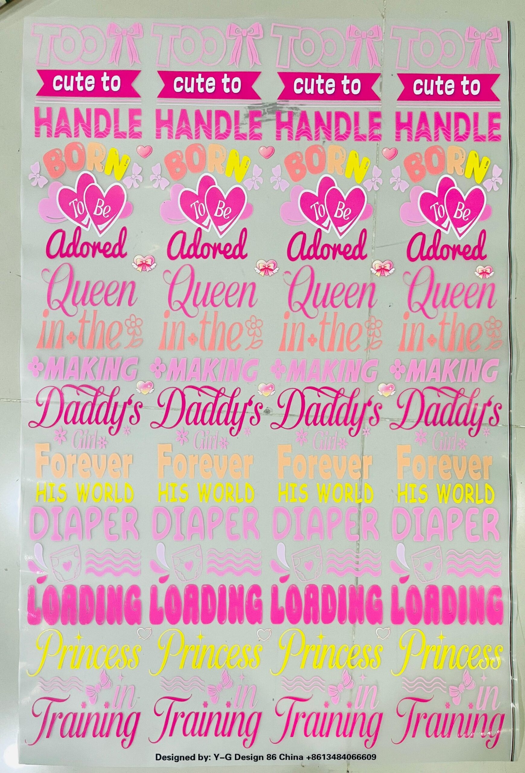 Beautiful Girl & Boy DTF Transfer Printing Sheet. - Image 4